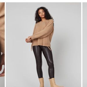 Spanx faux leather leggings